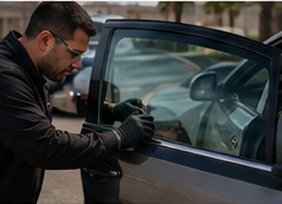Mobile car window replacement