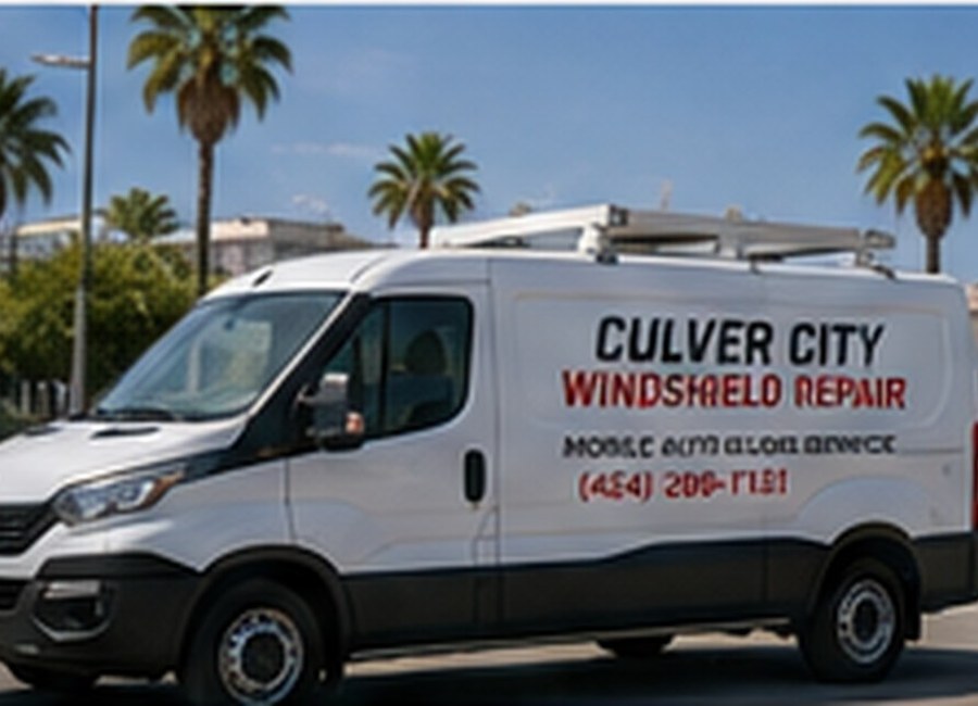 Culver City mobile auto glass van